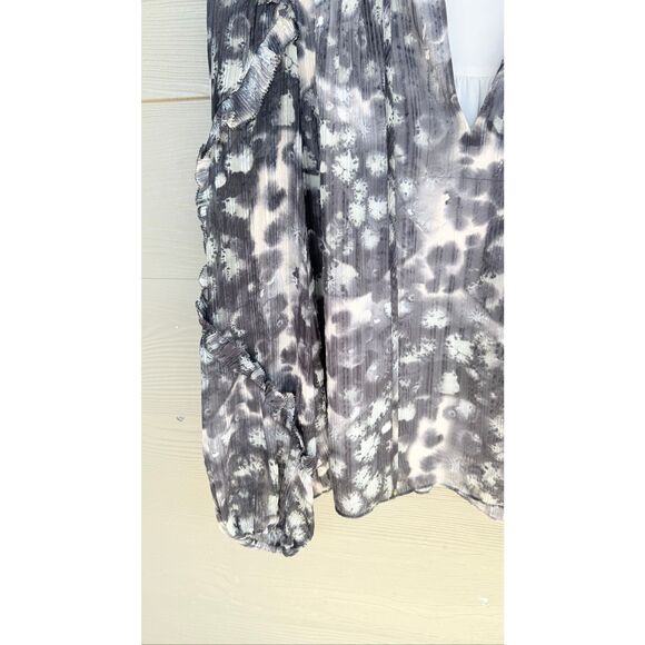 Marie Oliver Jade speckled silk blend blouse - Picture 4 of 6